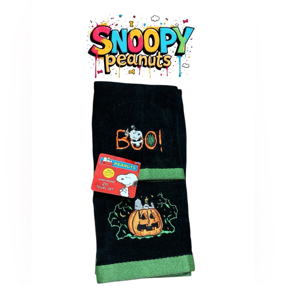 Snoopy Peanuts Halloween Towel Set